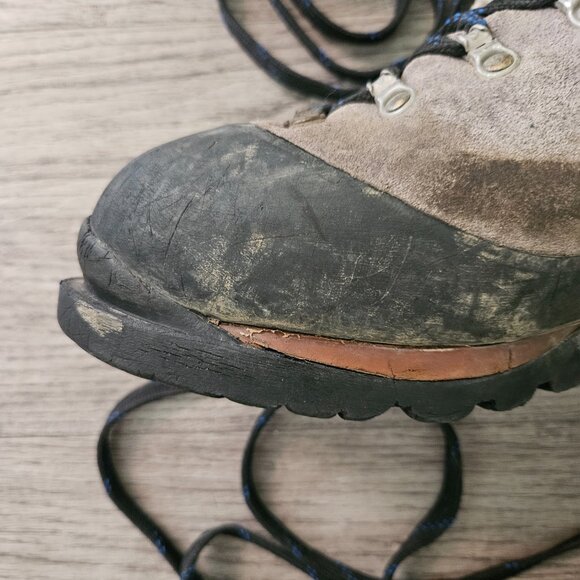 Scarpa Go Up Mountaineering Hiking Boots Gray/Orange - Vibram Sole - Picture 13 of 16